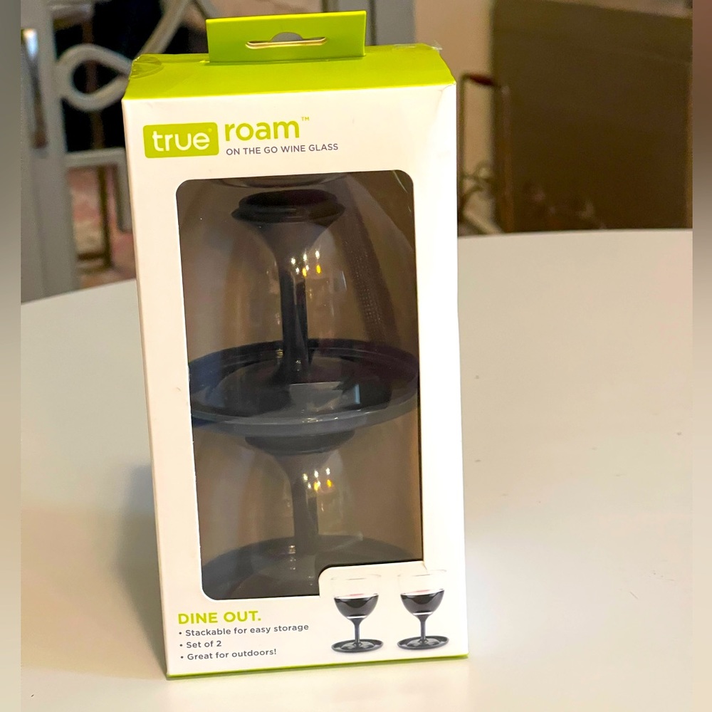 True Roam On The Go Set of 2 Wine Glasses